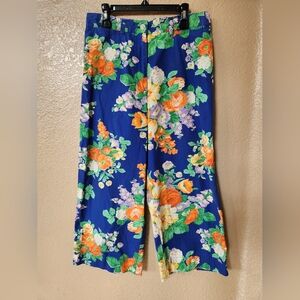 Lauren Ralph Lauren Floral Cropped Pants Size 6